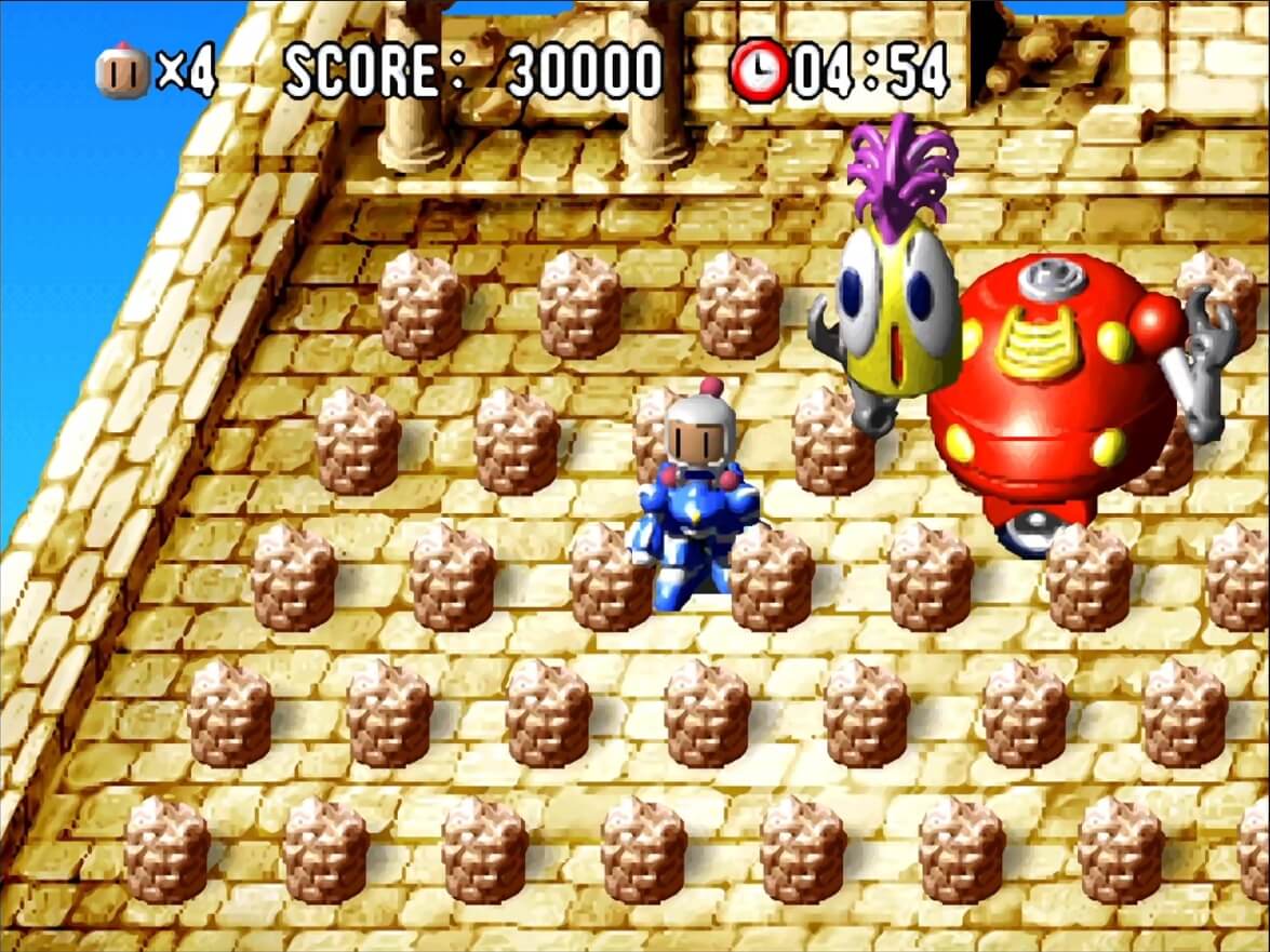 Bomberman World - геймплей игры на PlayStation